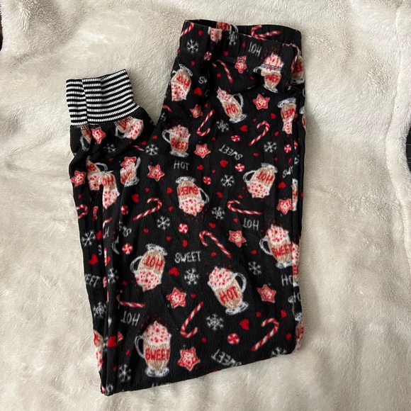 🆕🎄 2 piece matching Sleepwear Set Holiday Cocoa Top & Pants SMALL NWT - Picture 3 of 9